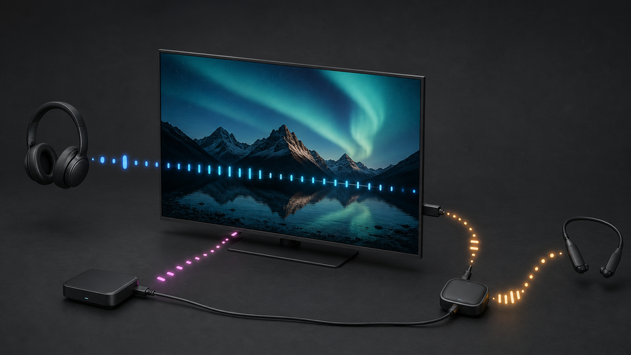 Il confronto tra app interna, sorgente HDMI e collegamento alle cuffie permette di individuare il punto della catena in cui nasce il ritardo.