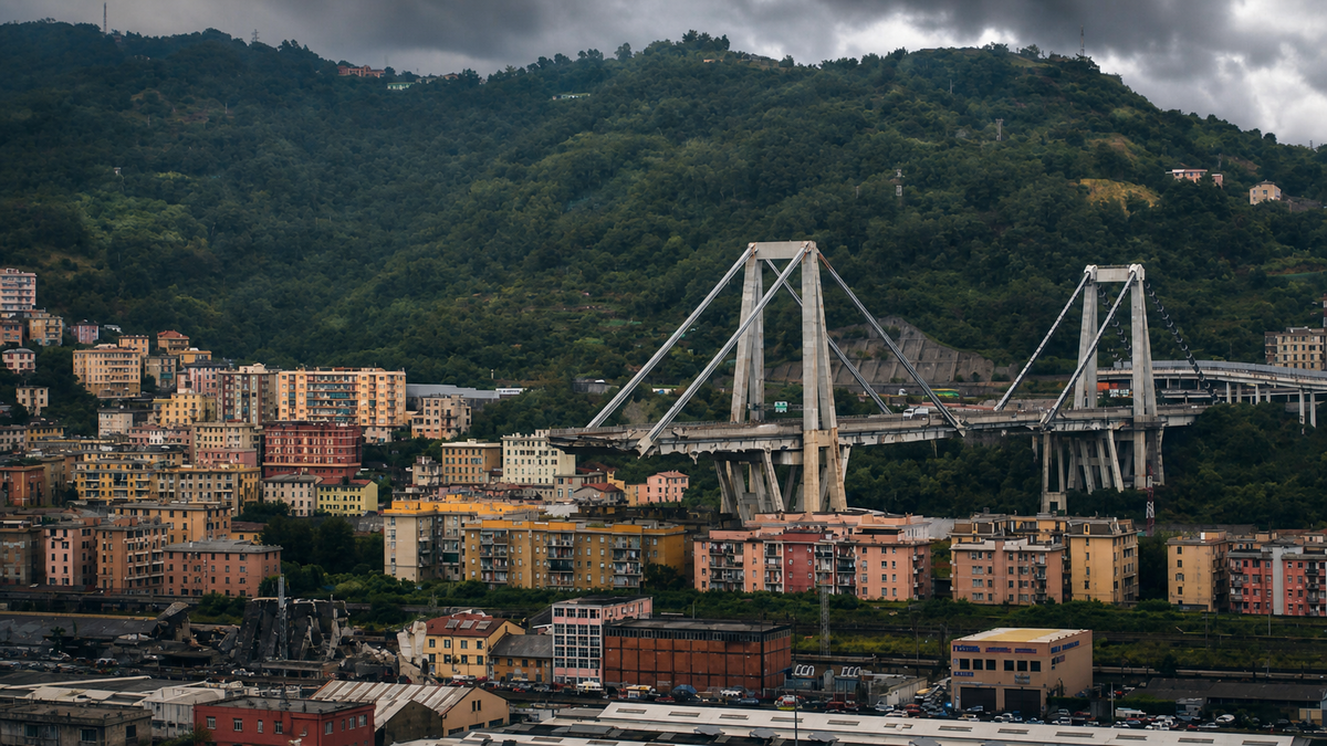 Immagine di 8 anni fa crollò il Ponte Morandi a Genova: 43 morti il 14 agosto 2018
