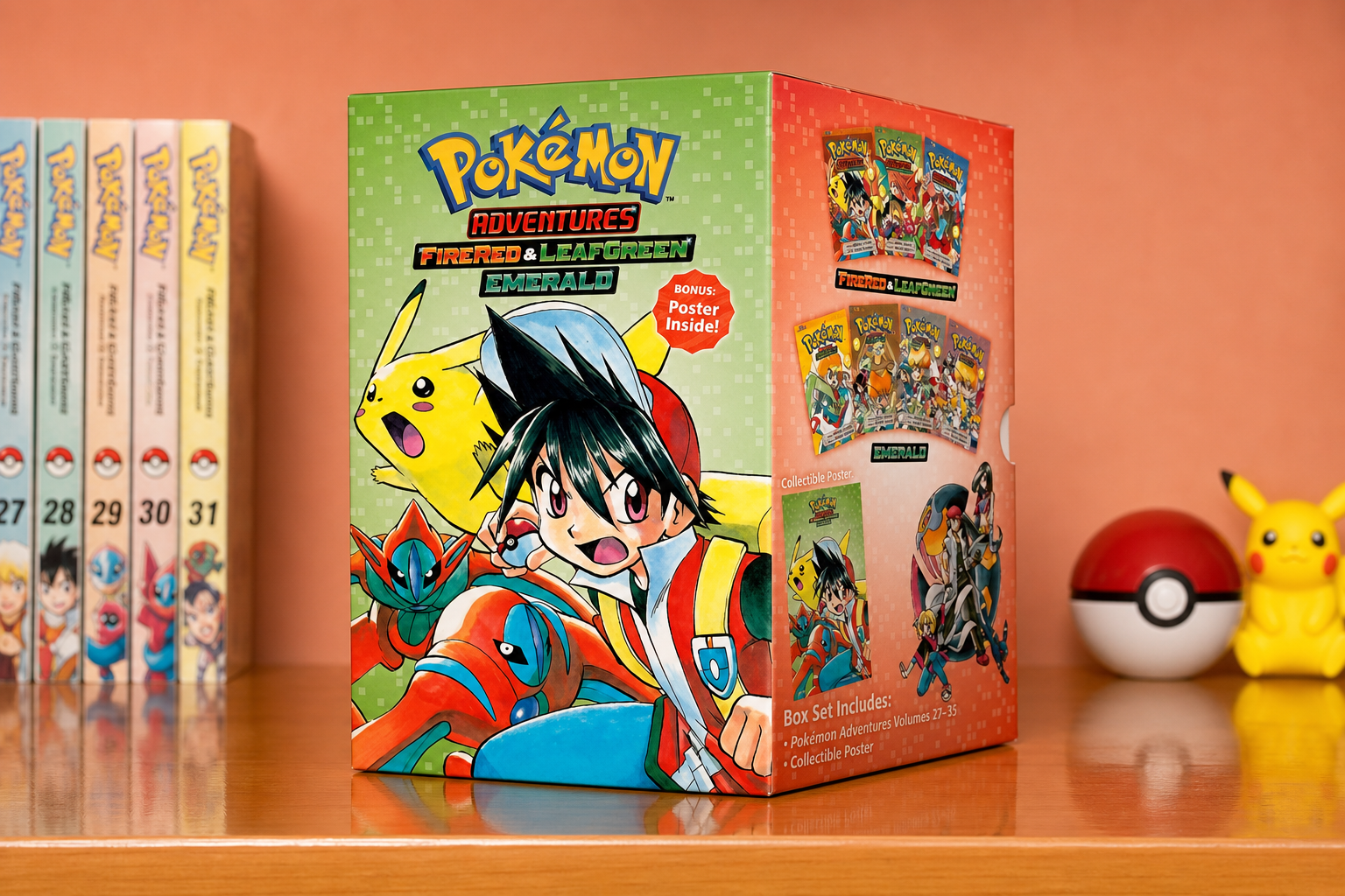 Pokémon Adventures 23-29 a 55,43€, sette volumi: un affare per i fan