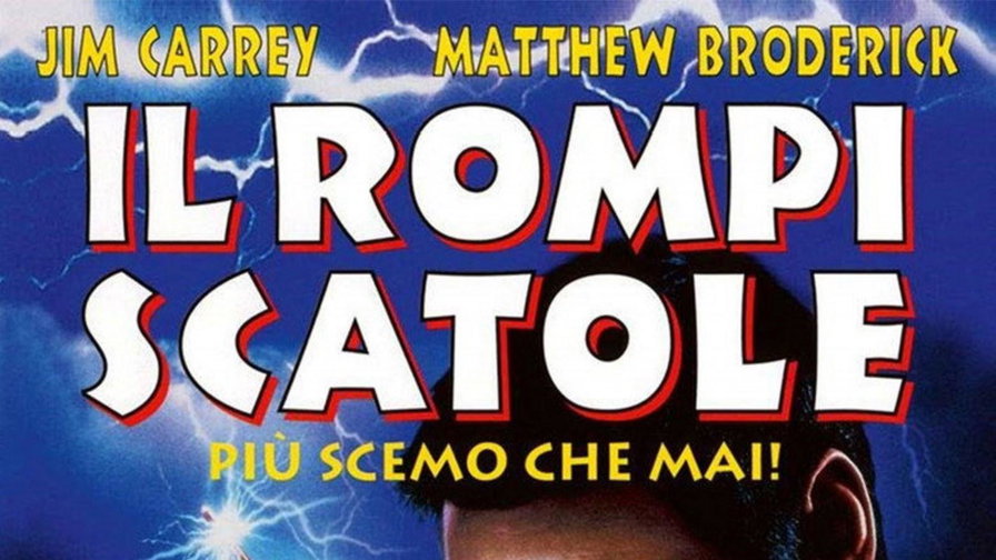 Jim Carrey impugna un cavo nella locandina italiana