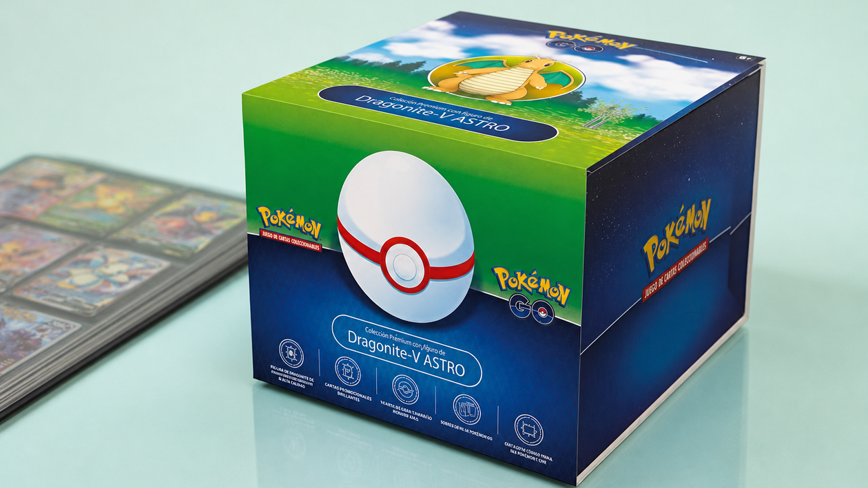Immagine di Pokémon GO Dragonite V ASTRO a 54,89€, la Collezione Premier per i fan