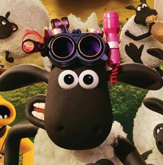 Copertina di Shaun, vita da pecora: Nina Sosanya, Paul Whitehouse e Roman Kemp nel film di Halloween