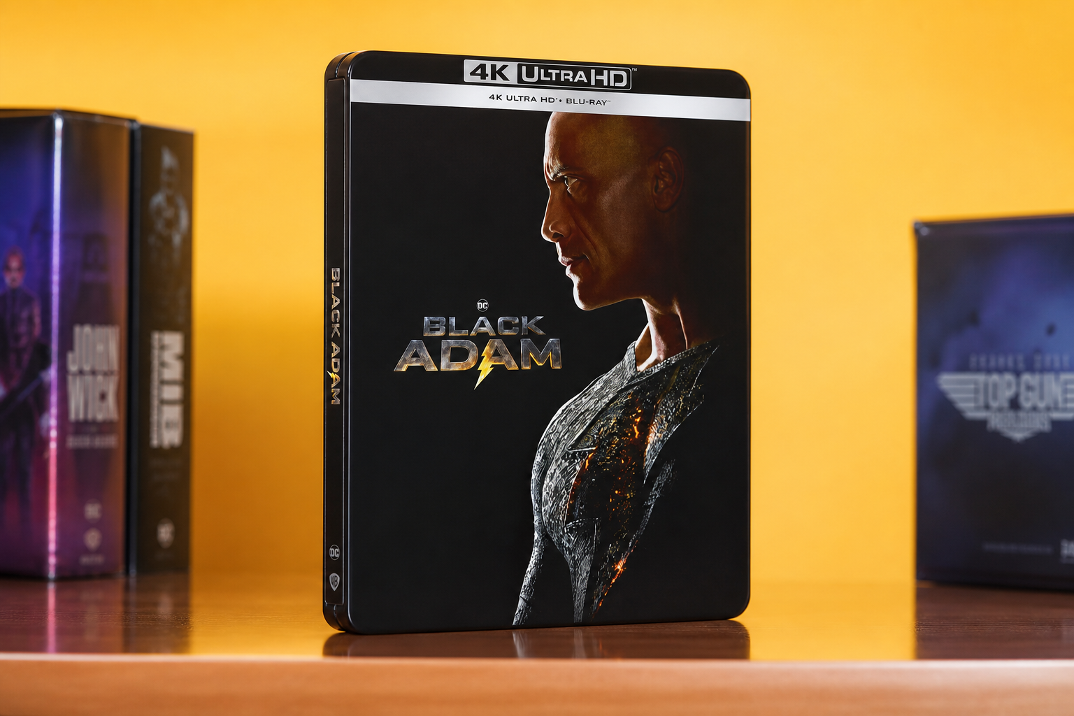 Black Adam Steelbook 4K Warner Bros costa 15€, un affare per i fan