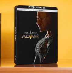 Copertina di Black Adam Steelbook 4K Warner Bros costa 15€, un affare per i fan