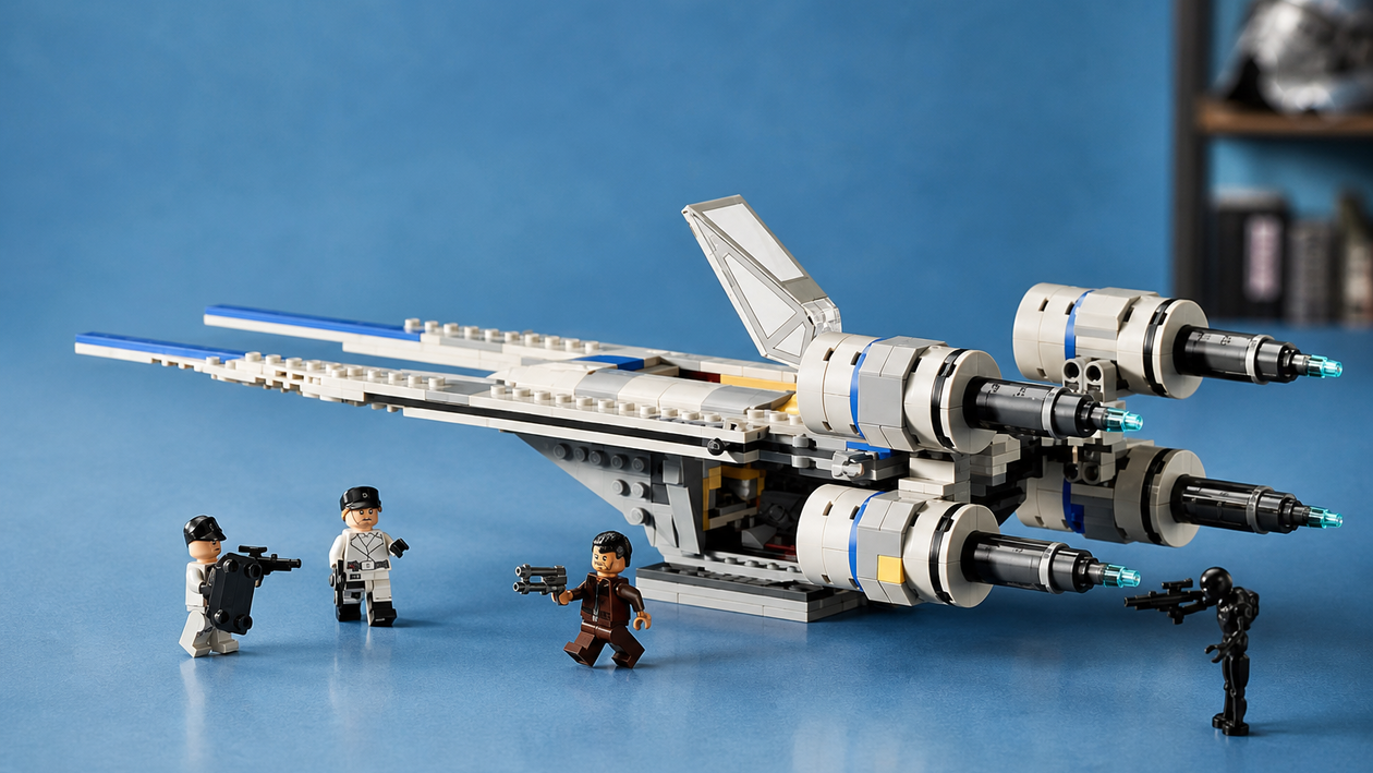 Immagine di LEGO Star Wars 75399 da 69,99€ a 46,54€, l’U-Wing di Andor al minimo storico
