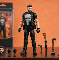 Copertina di Hasbro Marvel Legends Punisher a 25,49€, 10 accessori che fanno la differenza