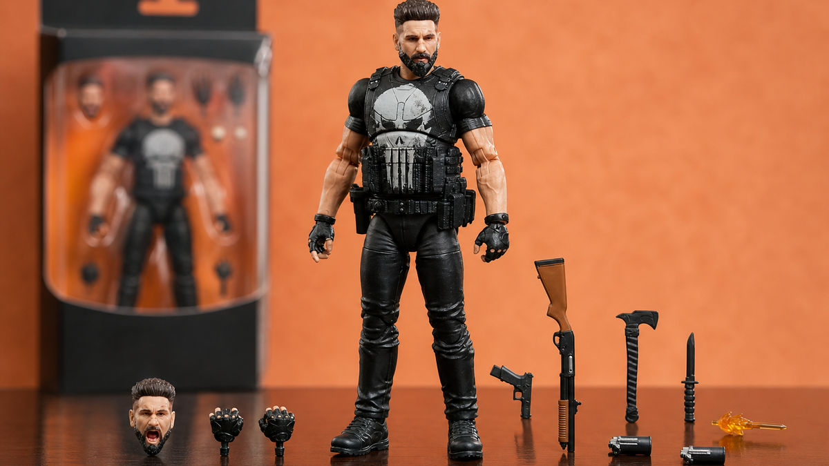 Immagine di Hasbro Marvel Legends Punisher a 25,49€, 10 accessori che fanno la differenza