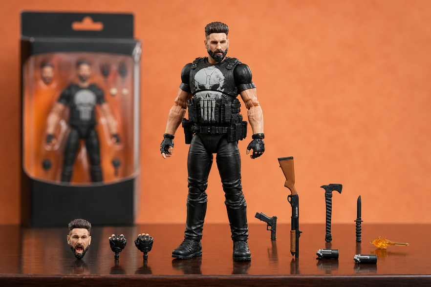 Hasbro Marvel Legends Punisher a 25,49€, 10 accessori che fanno la differenza