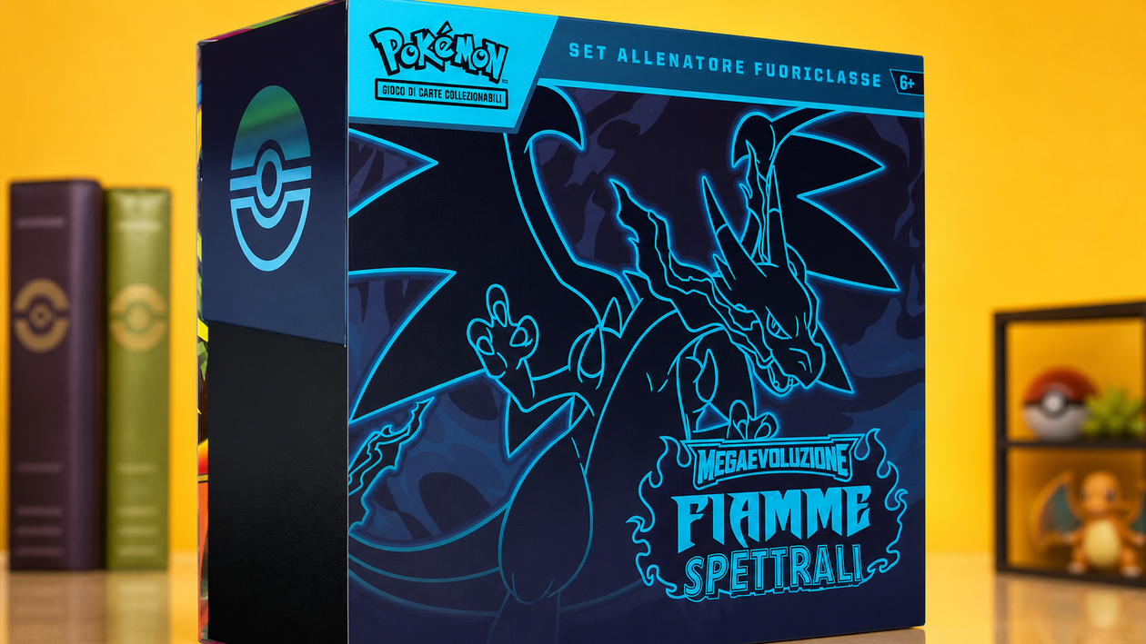 Immagine di Con nove buste e Charcadet promo, Pokémon Fiamme Spettrali è al minimo di 49,06€