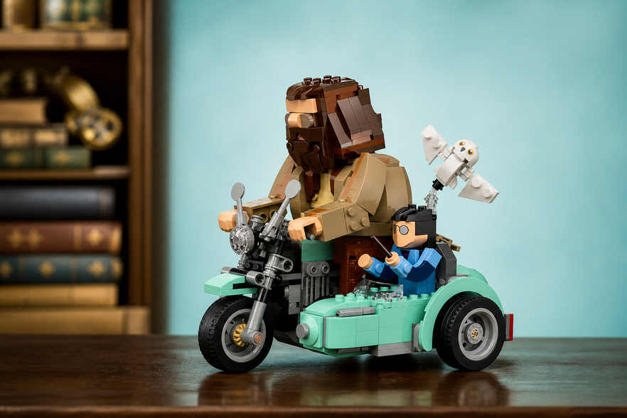 15€ in meno sul LEGO Harry Potter 76443, la fuga di Hagrid da esporre