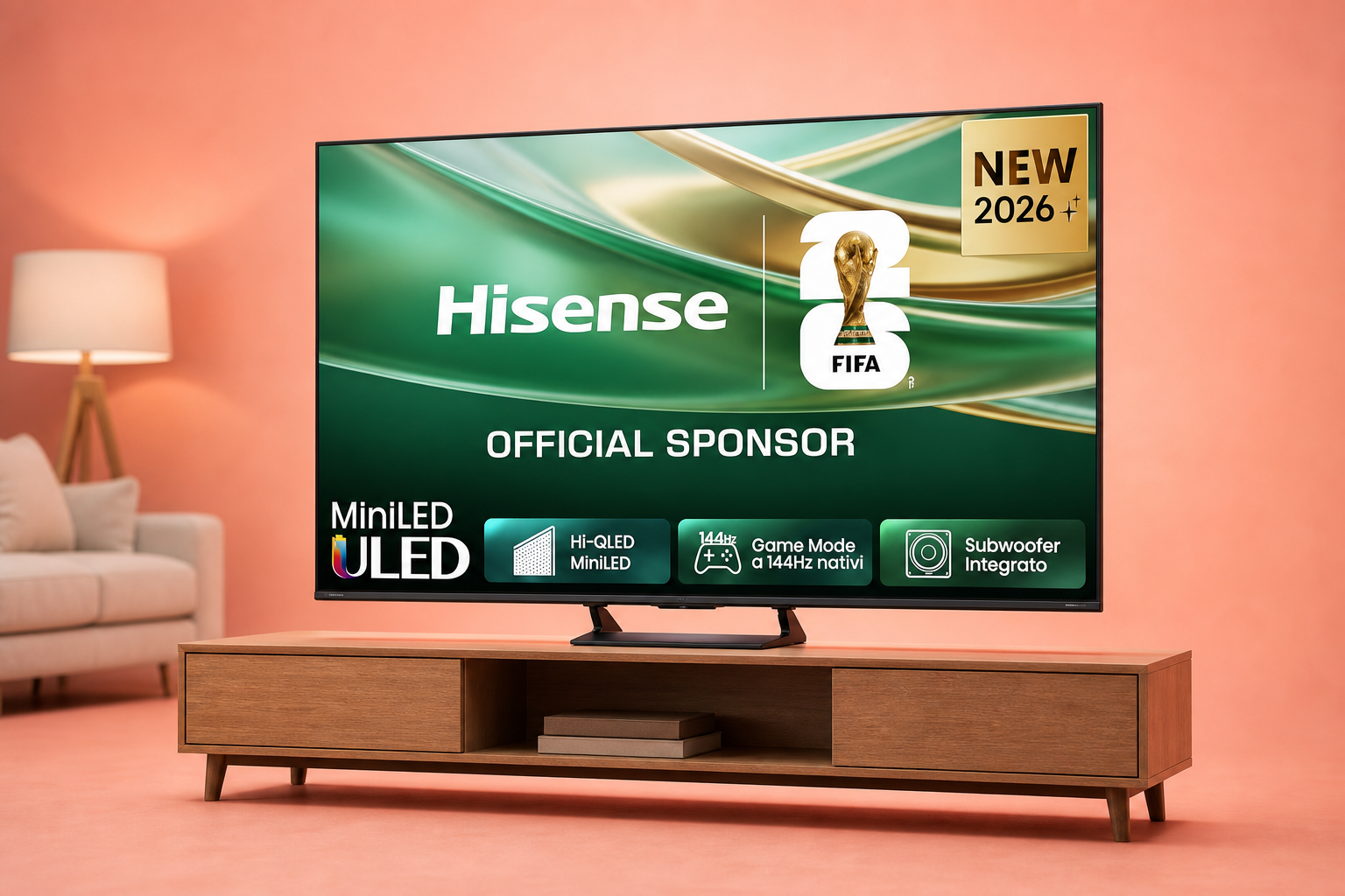 Hisense MiniLED 65 pollici al 48%, 629€ per film in grande formato