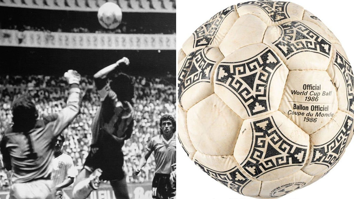 Immagine di Maradona: il pallone della “Mano di Dio” venduto per 3,355 milioni di dollari