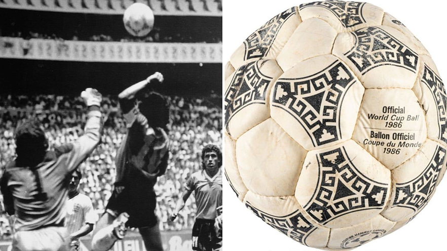 Maradona: il pallone della “Mano di Dio” venduto per 3,355 milioni di dollari
