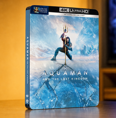 Copertina di Aquaman e il Regno Perduto Steelbook al 40%, 4K DC da collezione