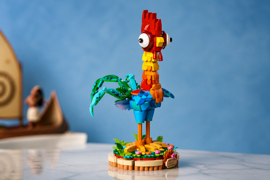 LEGO Disney Heihei da 39,99€ a 34,18€, Oceania 2 da costruire ed esporre