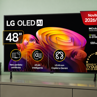 LG OLED B6 da 48 pollici al 43%, un affare per film e serie a 737€