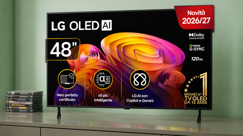 LG OLED B6 da 48 pollici al 43%, un affare per film e serie a 737€
