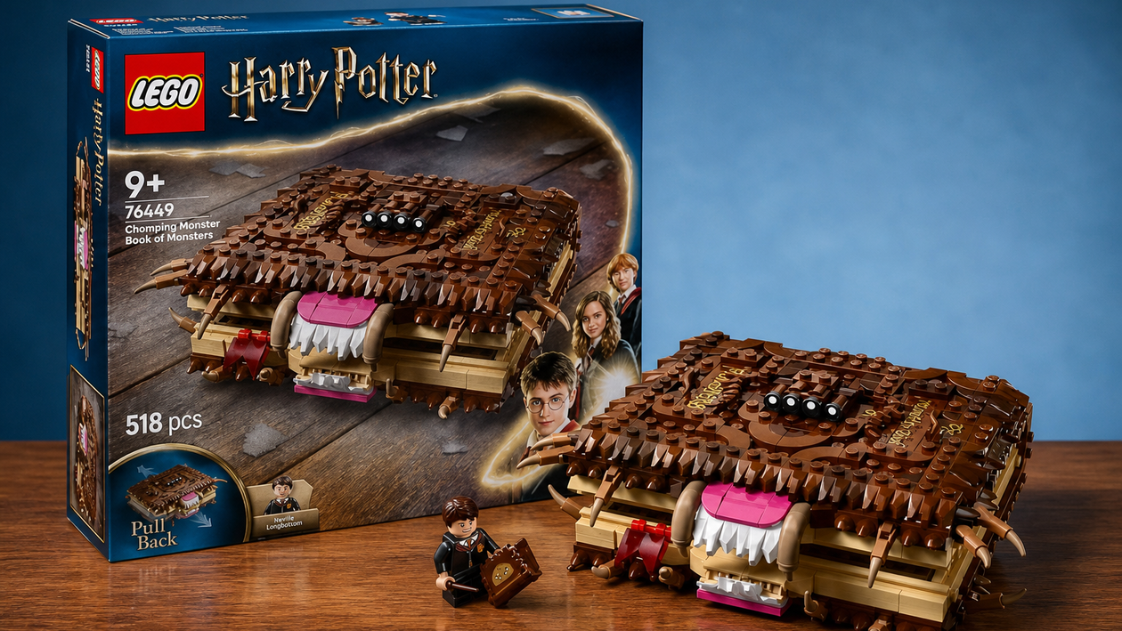 Immagine di LEGO Harry Potter Libro Mostro da 59,99€ a 42,99€, una chicca che azzanna
