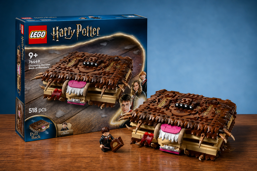 LEGO Harry Potter Libro Mostro da 59,99€ a 42,99€, una chicca che azzanna