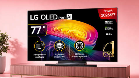 LG OLED evo C6 da 77″ a 2.203€, mai costato così poco per il cinema in casa