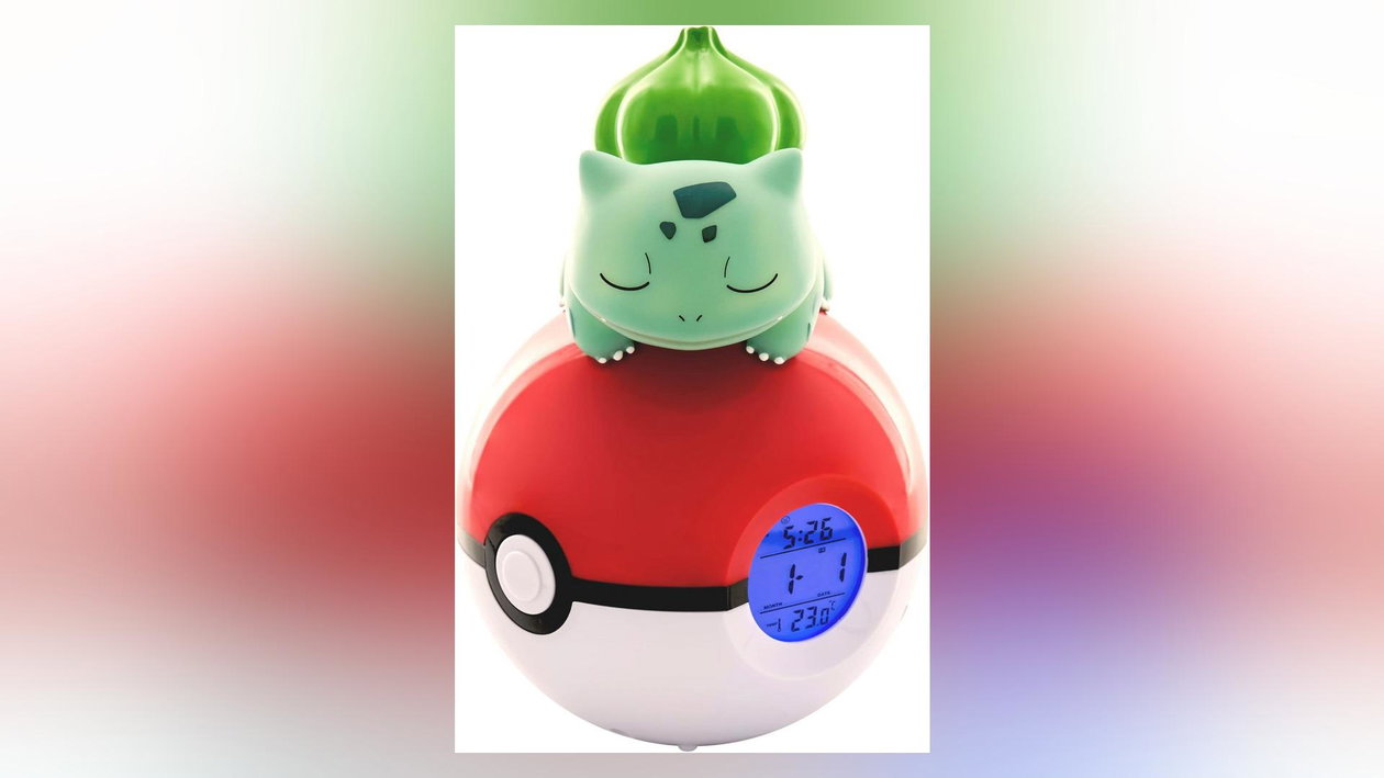 Immagine di La sveglia Bulbasaur Pokémon scende a 36,46€, mai così poco