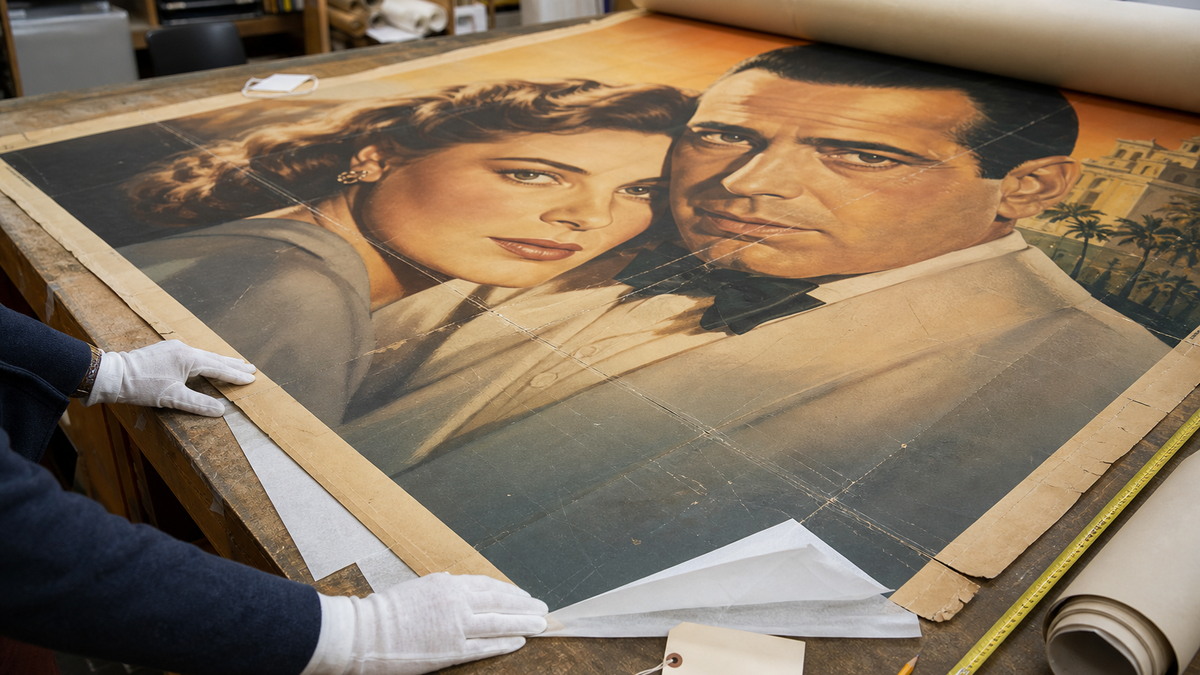 Immagine di Casablanca: il rarissimo poster gigante del 1942 venduto per 187.500 dollari