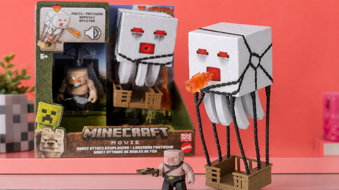 Mattel Minecraft Ghast Attacco esplosivo al 43%, il set che dà vita al film