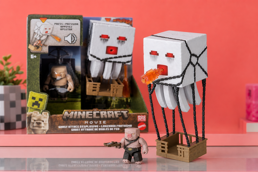 Mattel Minecraft Ghast Attacco esplosivo al 43%, il set che dà vita al film