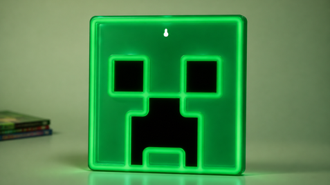 Lampada Minecraft Creeper da 25 cm a 21,09€, mai costata così poco