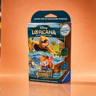 Disney Lorcana Mare di Azzurrite a 18€, 60 carte per iniziare subito