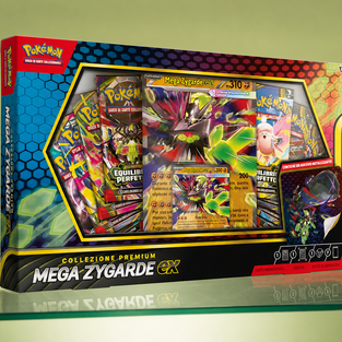 Pokémon Mega Zygarde-ex a 27,50€: 8 buste e una lenticolare da esporre