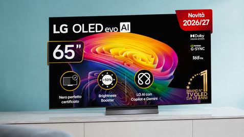 700€ in meno su LG OLED evo C6 65 pollici, il TV da cinema per film e serie