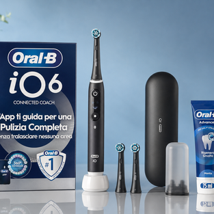 Oral-B iO 6 al 52%: pulizia guidata e 5 modalità per la routine quotidiana