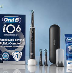 Copertina di Oral-B iO 6 al 52%: pulizia guidata e 5 modalità per la routine quotidiana