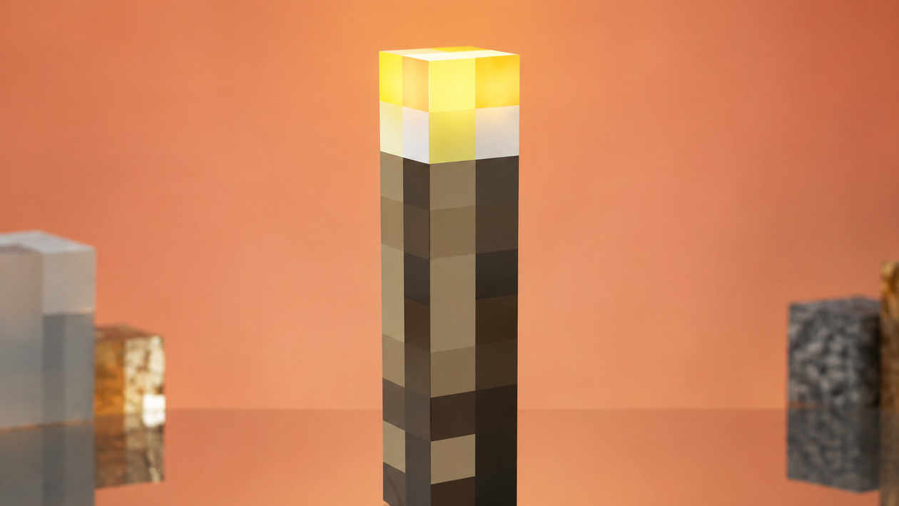 Immagine di La torcia Minecraft Paladone illumina il comodino come nel gioco a 19,29€