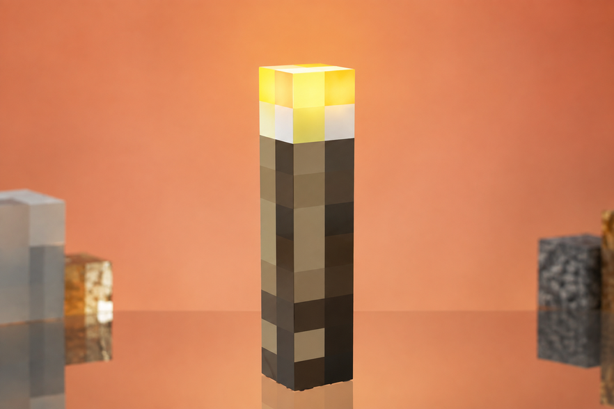 La torcia Minecraft Paladone illumina il comodino come nel gioco a 19,29€