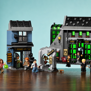 LEGO Harry Potter Notturn Alley a 93,49€, otto minifigure per i fan