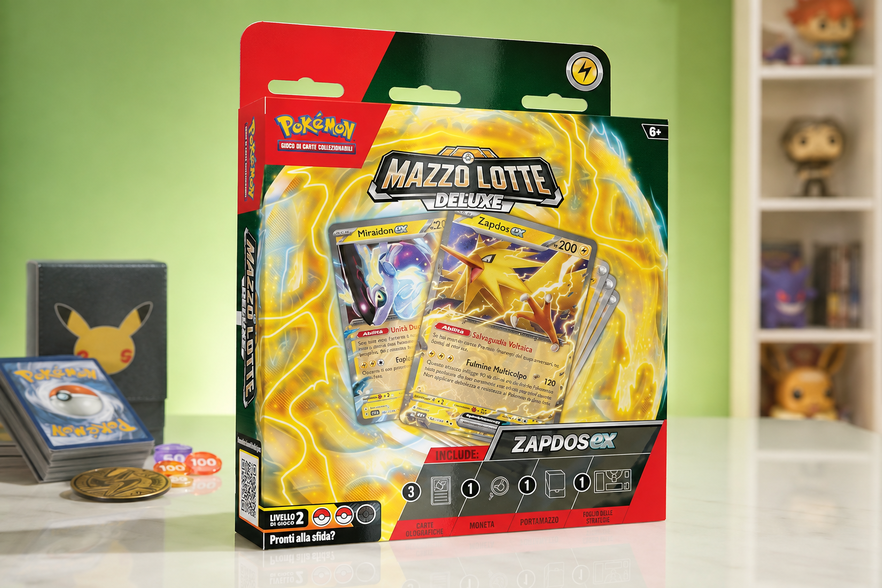 Pokémon Zapdos-ex, 60 carte pronte a giocare al minimo storico di 24,99€