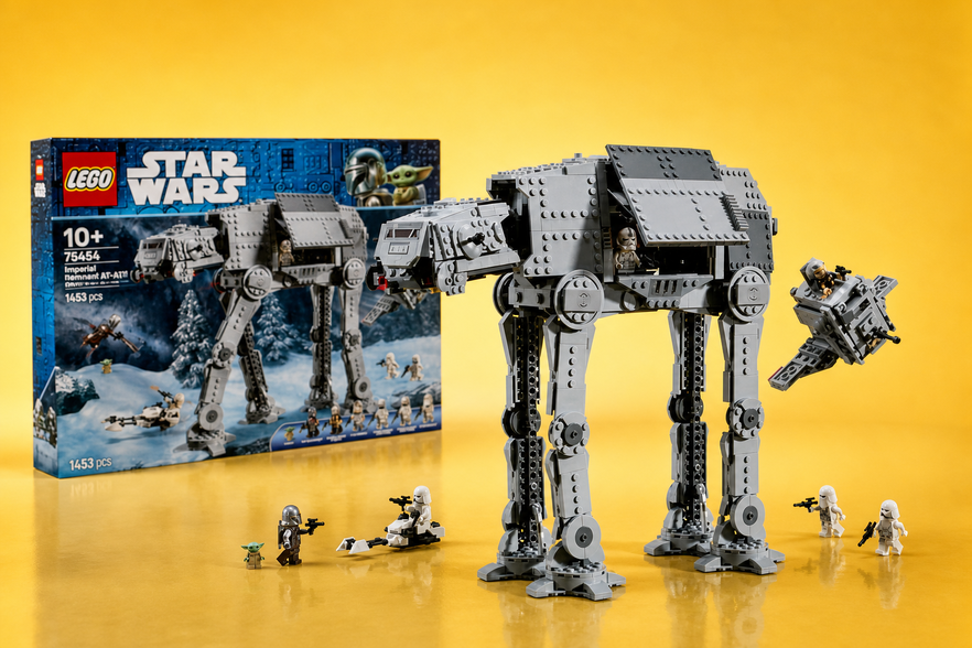 LEGO Star Wars AT-AT a 148,19€, Grogu e 6 minifigure per i fan di Mando