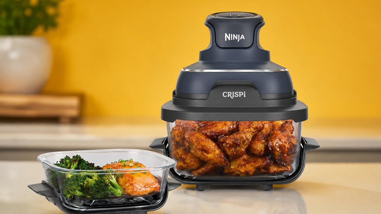 Immagine di Ninja CRISPi al 44%, la friggitrice portatile che libera spazio in cucina