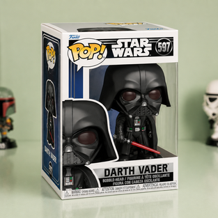 Funko Pop Darth Vader a 13,90€, una presenza inconfondibile in vetrina