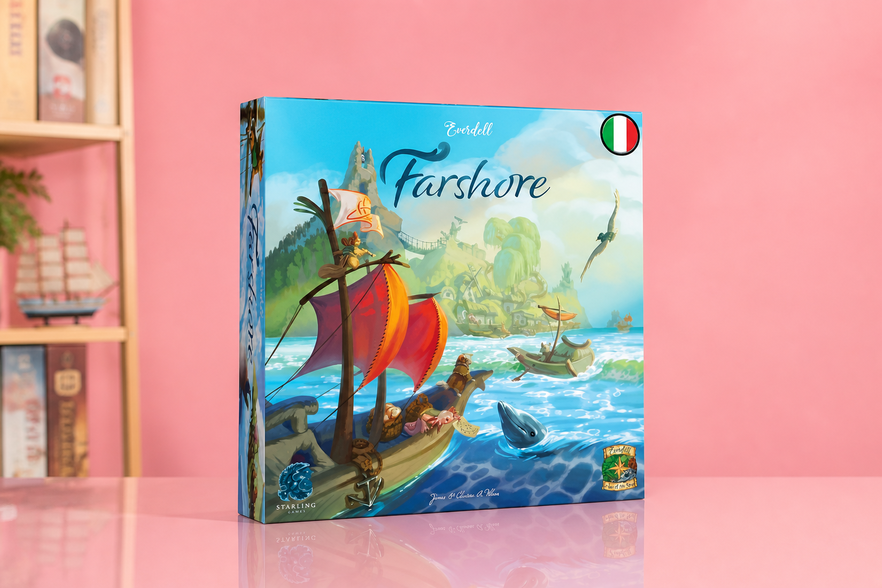 Asmodee Everdell Farshore al 42%, strategia marittima da prendere al volo