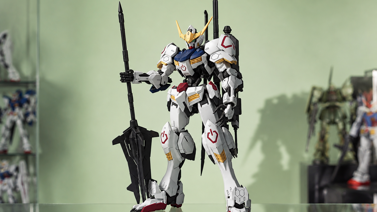 Immagine di Con 53,50€ porti in collezione il Gundam Barbatos MG 1/100 di Bandai