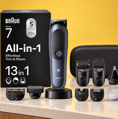 Copertina di Braun Series 7 13-in-1 a 74,99€, il minimo storico per barba e capelli