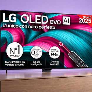LG OLED evo C5 42 pollici a 649€, neri perfetti per film e serie