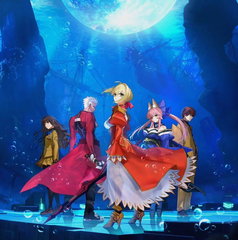 Copertina di Fate/EXTRA Record: Saber protagonista del primo character trailer
