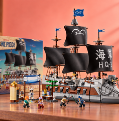 Copertina di LEGO ONE PIECE Nave da Guerra di Garp a 157,39€, con 8 minifigure