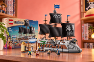 Copertina di LEGO ONE PIECE Nave da Guerra di Garp a 157,39€, con 8 minifigure