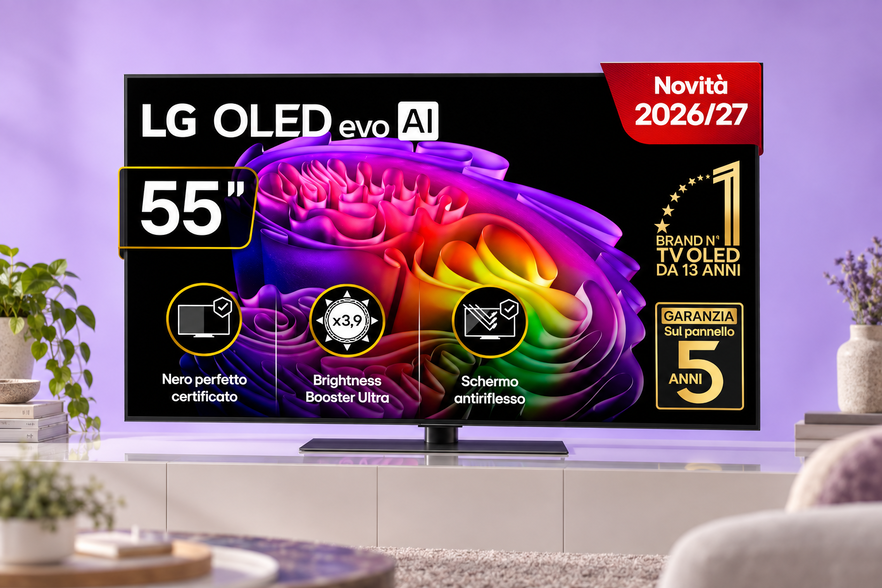 LG OLED evo G6S al 45%, il 55 pollici da cinema è al minimo storico