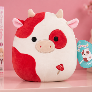 Squishmallows Claudio sotto i 13€, la mucca maculata al minimo storico